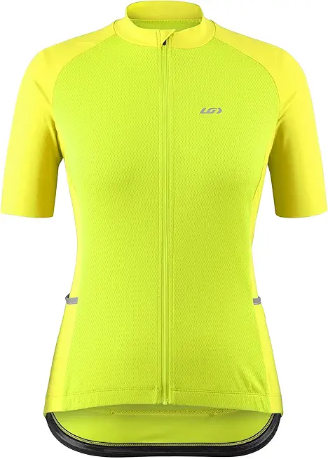 Garneau Louis Breeze 4 Womens Cycling Jersey, Bright Yellow, Large