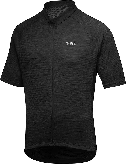 GORE WEAR C3 Men's Short-Sleeved Cycling Jersey, XL, Black
