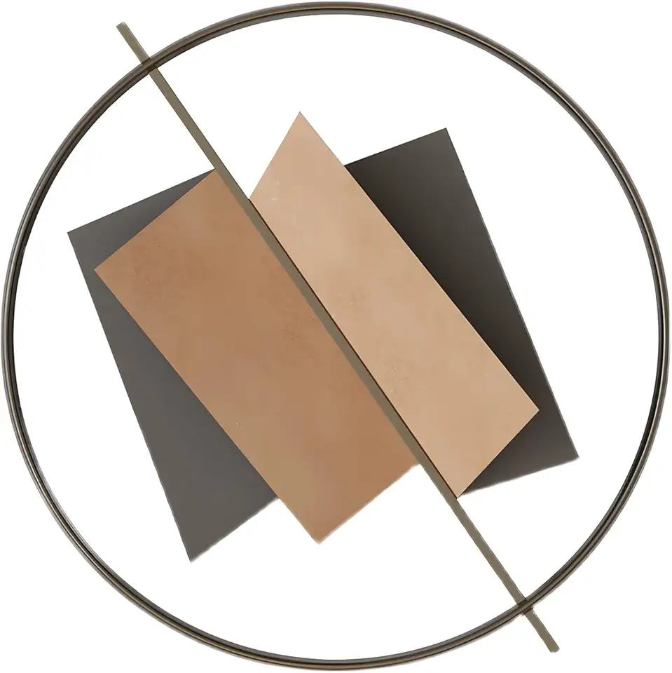 Wall Decorations for Living Room, 3D Wall Decor with Accessory, 3D Wall Mount Decoration for Office Bedroom(D 35 in)