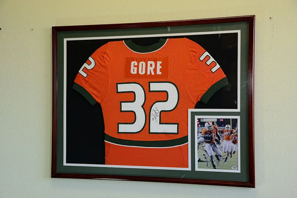 Sponsored Ad - XL Double Matted Custom Framed Jersey Display Case Frame w/98% UV Protection