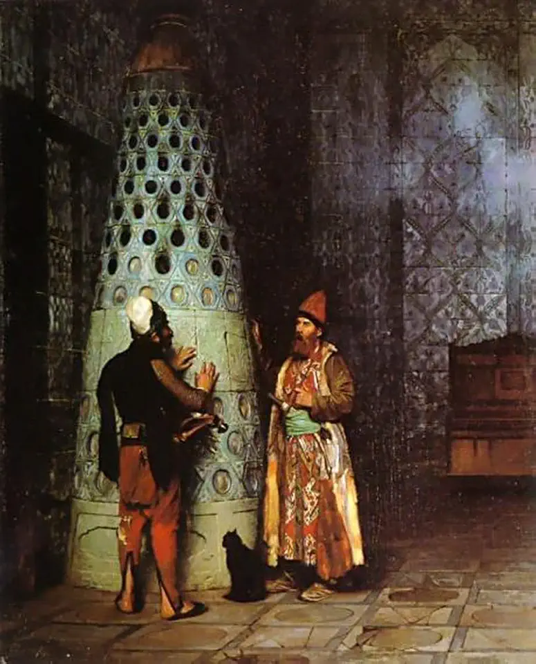 Toperfect 11 Paintings Waiting for an Audience Arabian Jean Leon Gerome Oil Art on Canvas - Famous Artworks -Size04, $50-$2000 Hand Painted by Art Academies' Teachers