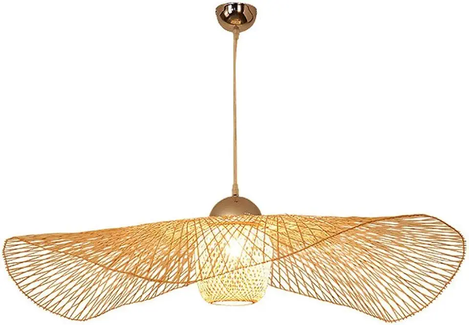 Japanese Style Bamboo Woven Chandeliers Decorative Art Lights Restaurant Lobby Ceiling Lights Restaurant LOFT Staircase Lights,Chandeliers