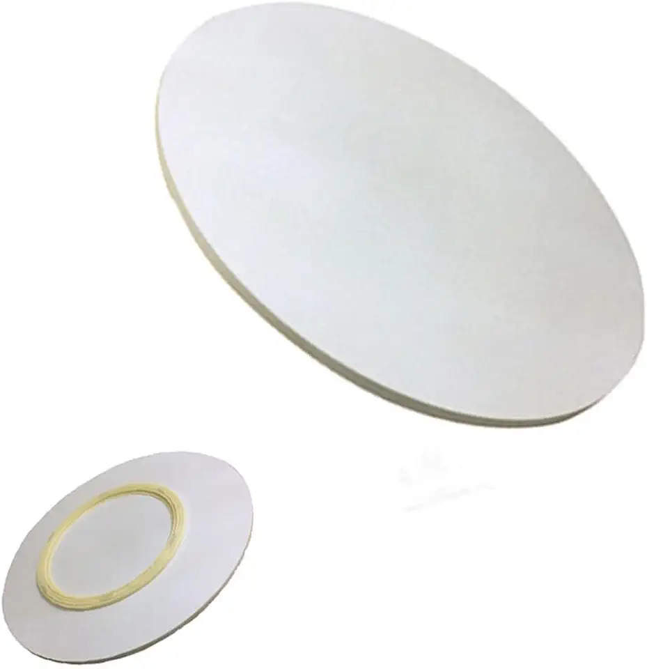 Lazy Susan Turntable Wood Tabletop Rotating Tray 20'' 24'' 27'' 30'' 36'' 40'' Dining Table Turntable Round Rotatable Serving Plate for Kitchen(White,80 cm (30 in))