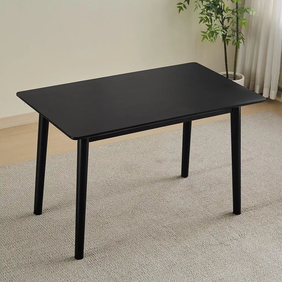 47-inch Modern Square Dining Table, Small Space Kitchen Table, for Dining Living Room Hall Office,for Dining Room