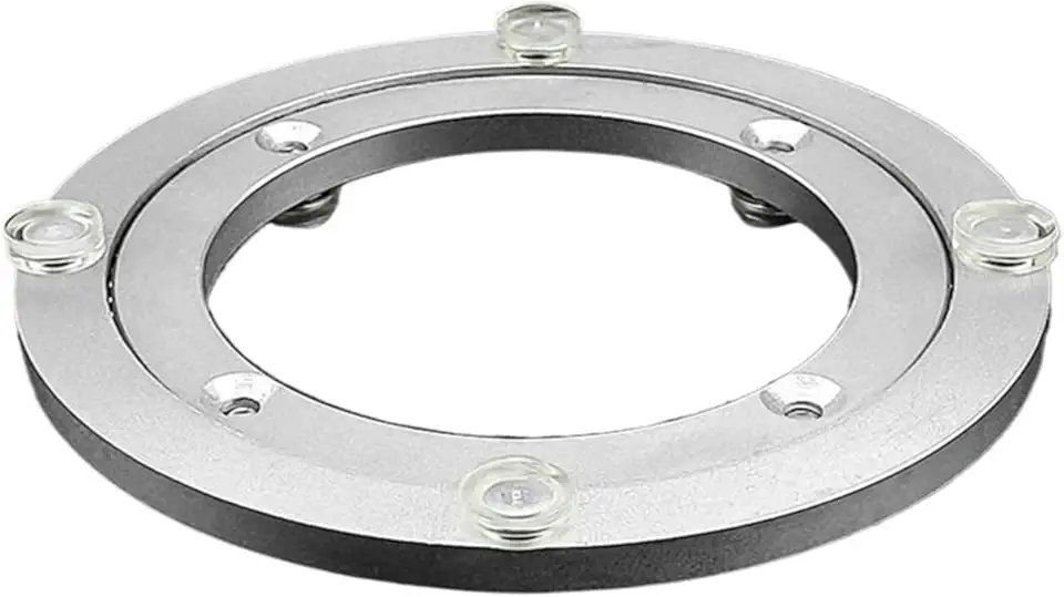 Aluminium Alloy Lazy Susan Turntable Dining Table Rotating Swivel Plate 4-40INCH Diameter(Upgrade 450MM)