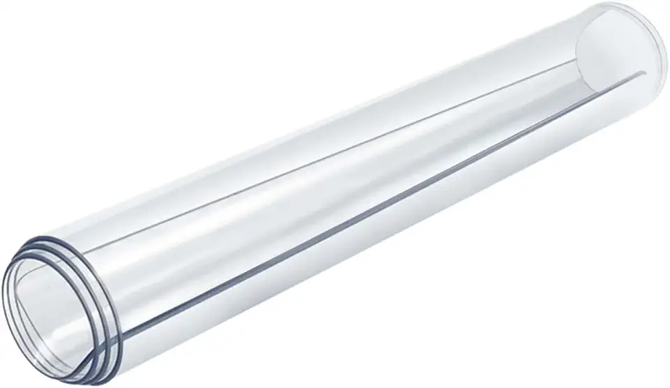 YSUEFIJO Transparent Rectangular Tablecloth Clear PVC Table Cover Waterproof Plastic Protector Wipeable Oilproof Spillproof for Dining Table Coffee Desk