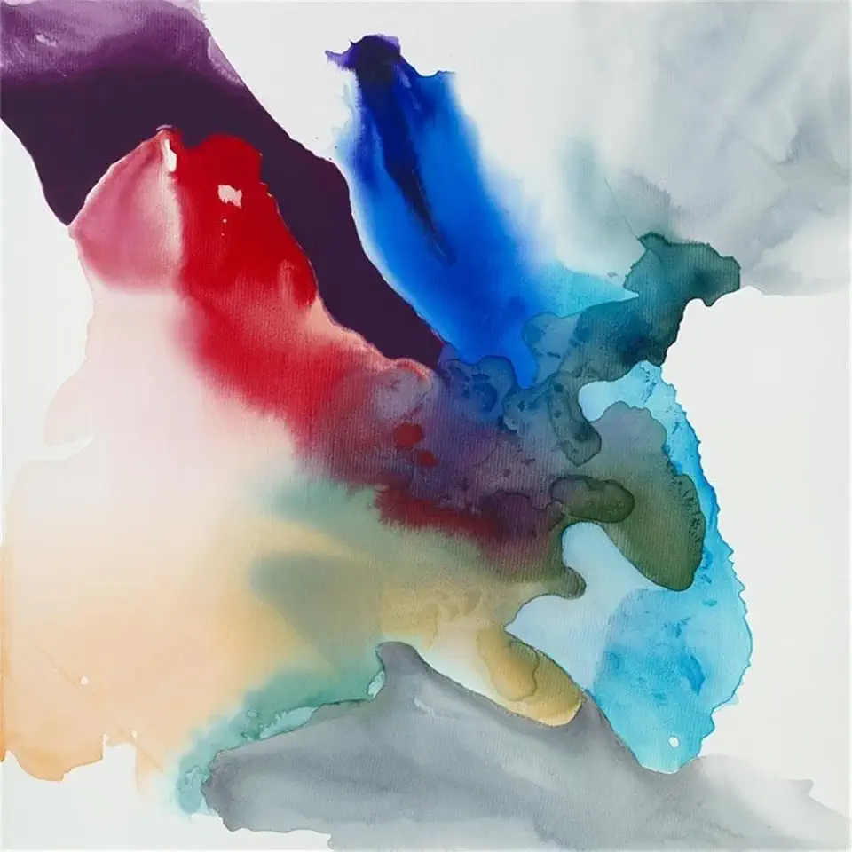 Giant Art 84x84 Change II Fine Art Giant Canvas Print in Multi-Color