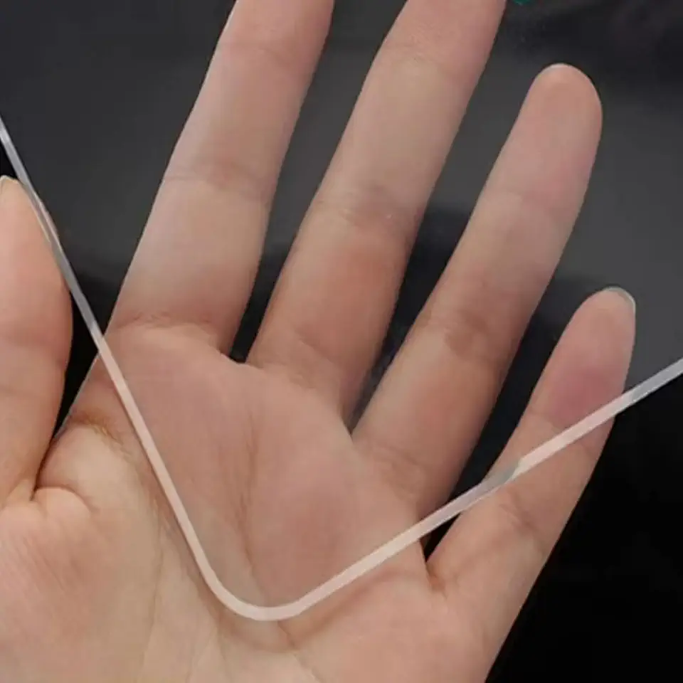 Clear Desk Protector Mat 27.6x51.2in, Transparent Plastic Table Pad, Waterproof Vinyl Table Cover for Wooden Furniture, Office Desk, Dining Room Table