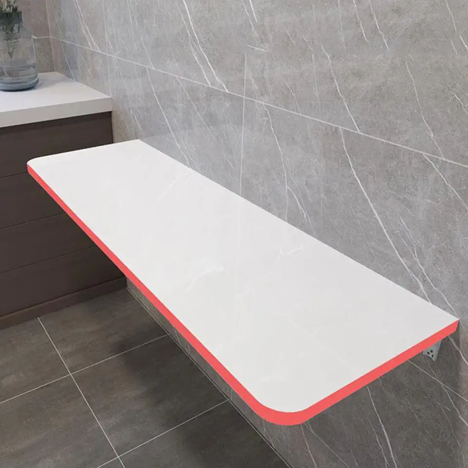 Heavy Duty Wall Mounted Folding Table, Foldable Storage Rack, Multifunctional Small Dining Table, Durable, Ideal for Home Offices, Laundry Rooms, Garages