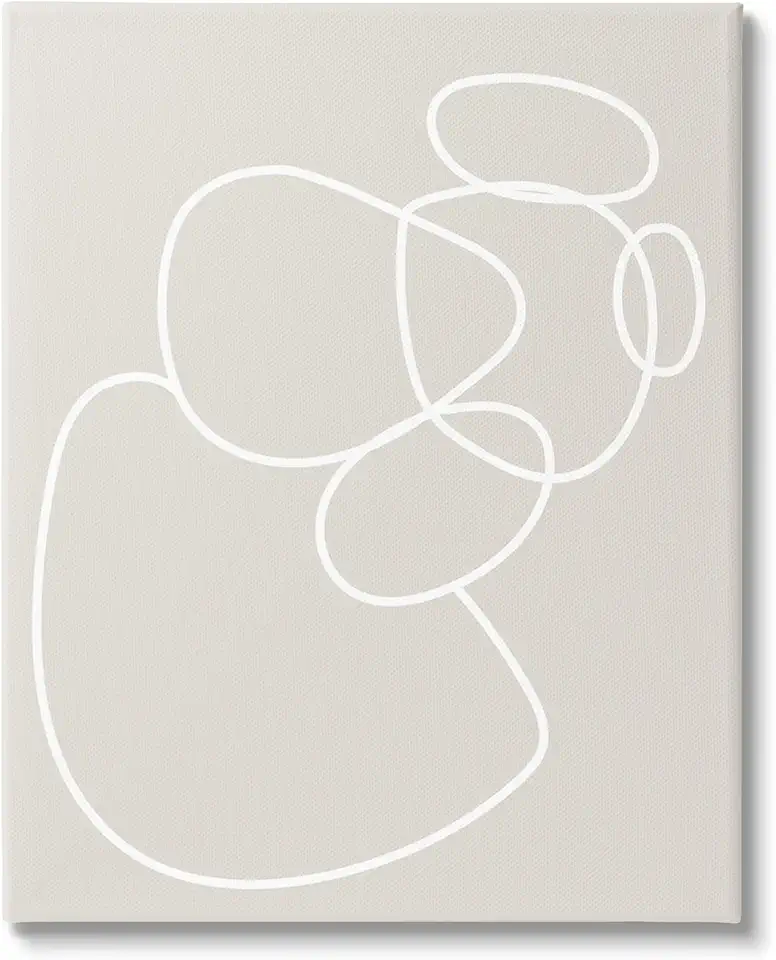 Stupell Industries Stacked Abstract Rocks Canvas Wall Art Design by Lil' Rue