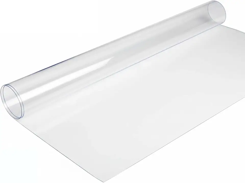 Clear Desk Cover Protector 27.6X45.3in, Transparent Table Mat, PVC Desk Protector, Waterproof Furniture Top Cover, Plastic Table Protector, Office Desk Pad, Dining Table Cover