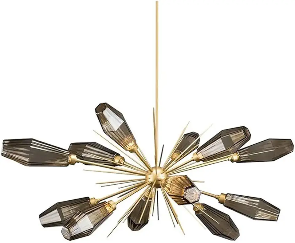 Modern Glass Crystal Chandeliers Living Room Art Decor Chandelier Lighting Bedroom Study Simple Gold Chandelier,for Living Space