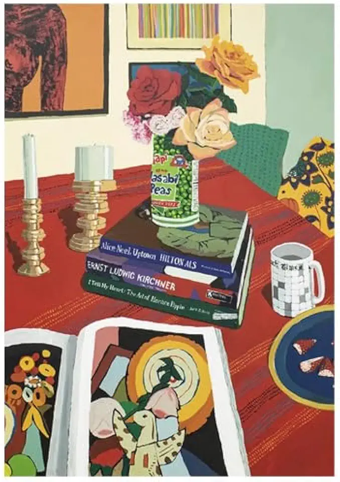 Hand-Painted Oil Painting, Living Room Cartoon Decoration Painting, Handmade Wall Painting Abstract Oil for Bedroom Entrance Office A-60 * 85cm