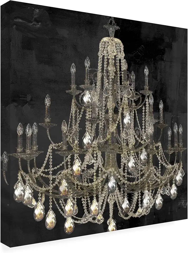 Wrapped Canvas Wall Art - Color Bakery 'Dancing on the Ceiling I' Wall Art for Living Room, Bedroom, or Office Décor - 35x35