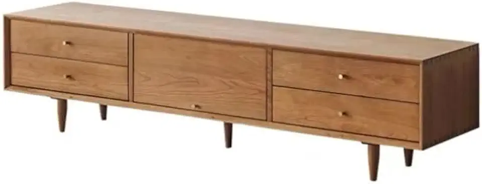 TV Console Table Bedroom Universal Rectangle Leg Storage Art Design Stands Elegant Length Table Home Furniture Television Stands Media Console (Color : 210x40x45cm)