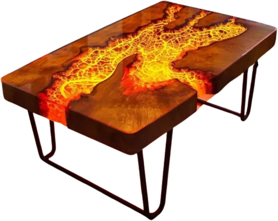 Custom Lava River Table, Luxury Table, Personalized Table, Office Table, Waves Table, Coffee Table, Dining Table, Modern Home Decor, Gift New home, Unique Living Room Furniture Decor (36x80 inch)