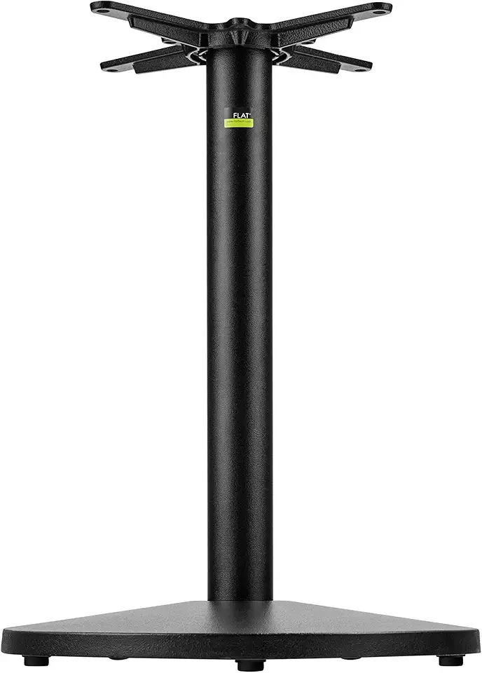 FLAT AUTO-Adjust UR22 Self-Stabilizing, Dining Height, Round Table Base | Cast Iron, Stable & Stylish