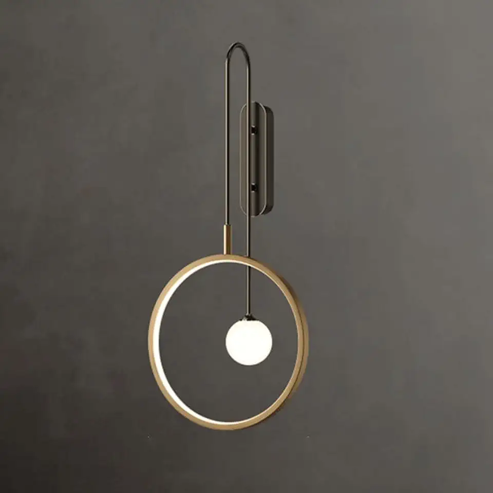 Modern Vintage Nordic Indoor Wall Lamps Iron Art Light LED Three Color Dimmable Sconce for Background Bedroom Bedside Living Room Hotel for Villa, Living Room, Foyer,