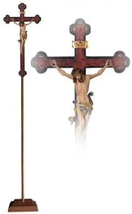 Religious Supply Processional Cross - Leonardo Baroque Antique