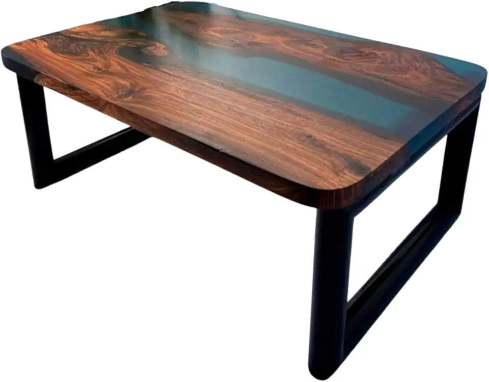 Large River of Colorful Art Table, Unique Living Room Furniture Decor, Beach Table, Office Table, Ocean Table, Coffee Table, Dining Table, Modern Home Decor, Gift New home (36x80 inch)