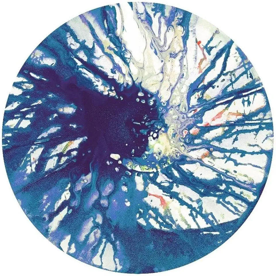 Giant Art 84x84 Spin Art 24 Fine Art Giant Canvas Print in Pink