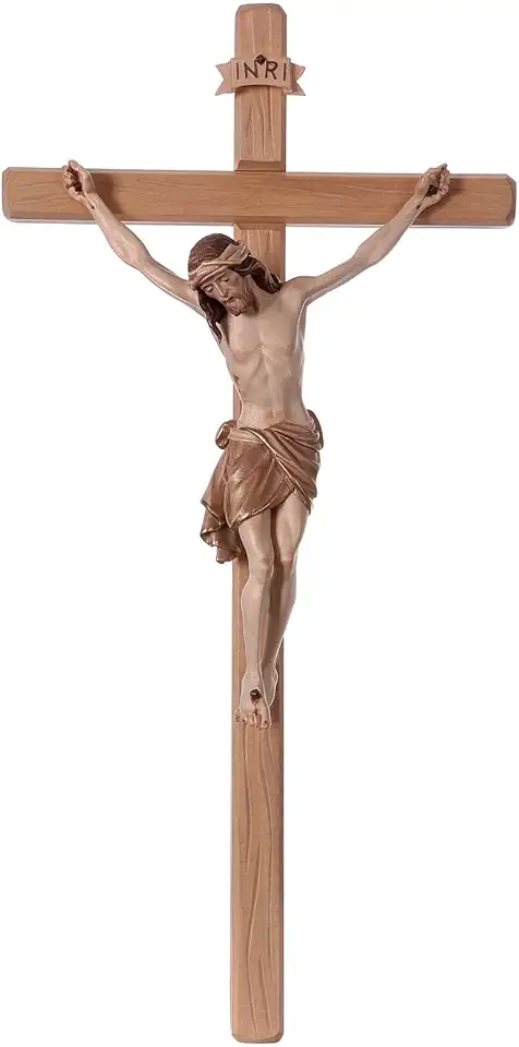 Crucifix with Jesus Christ's Body Siena Model in 3 colurs with Straight Cross, 84 cm (33.07 inc.)