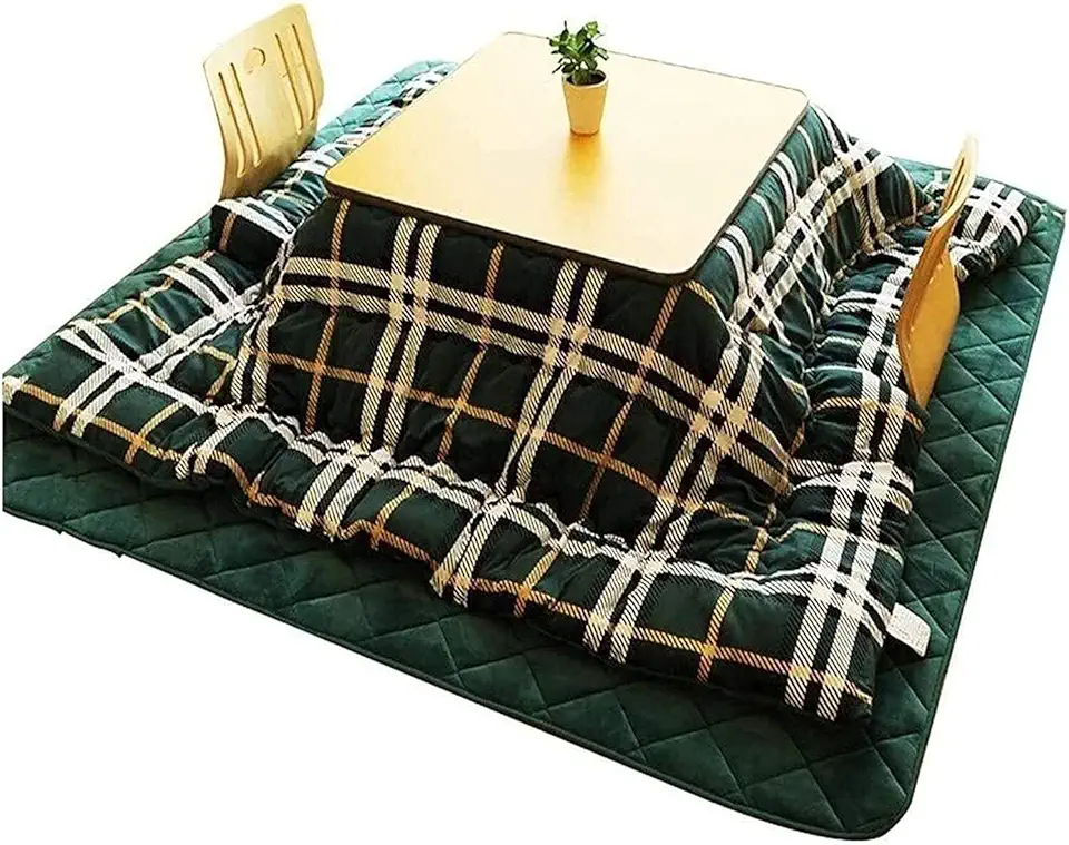 Warm Tatami Low Table Set Coffee Tables Japanese Heating Table Tatami Kotatsu Kang Table Bay Window Low Table Japanese Heating Table Folding Home Safety (Default)