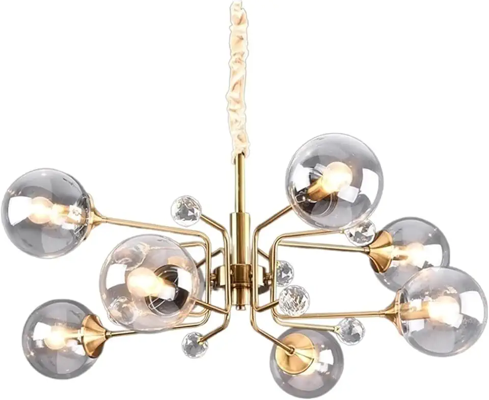 Ceiling Pendant Lighting Crystal Chandelier Modern - Chandelier Lighting Illuminated Lamp Art Glass Spherical Ceiling Decorative Chandelier,for Various Rooms