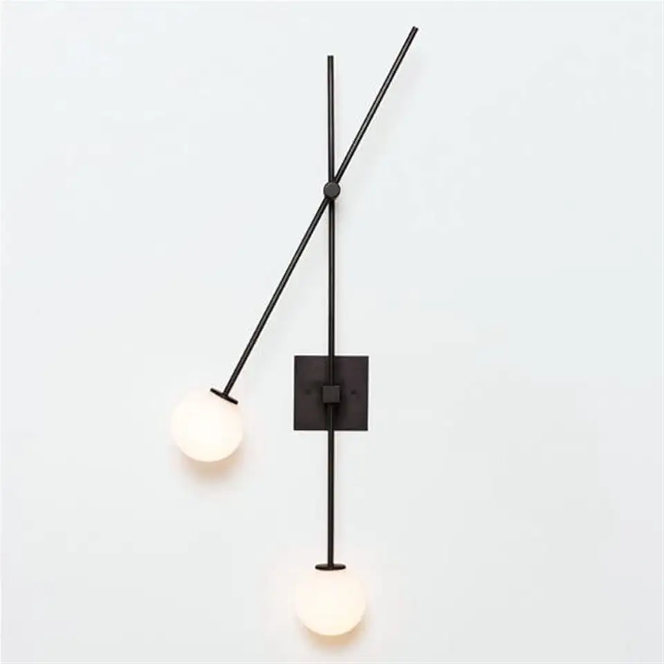 Led l Lamp Art Geometric Lines Rotatable Head Livingroom Kitchen Bathroom Decor l Sconce,Modern l Sconces