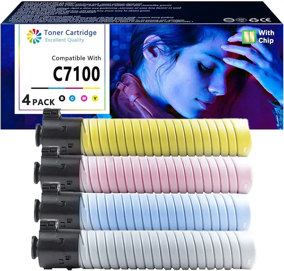 C7100 Toner Cartridges Compatible for Ricoh C7100 828326 828329 828328 828327 Toner Cartridge Compatible for Ricoh Pro C7100 C7100s C7100sx C7100x C7110 Printers