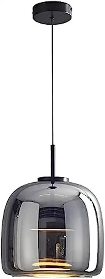 Modern LED Chandelier Indoor Glass Pendant Light, Ceiling Hanging Lamp Nordic Restaurant Cafe Decor Hanging Light Fixture, Living Room Dining Table Adjustable Chandelier(A)