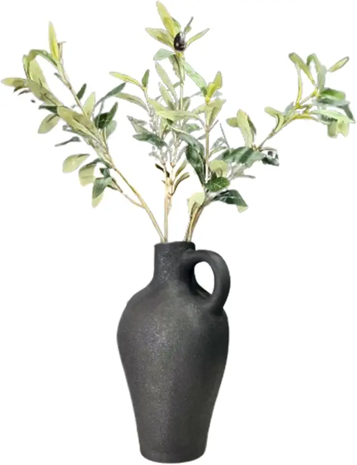 Welcome Logo Flowers Artificial Green Olive Branch, 22