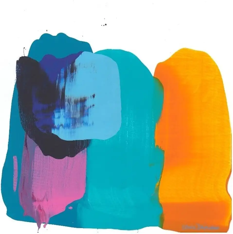 Giant Art 84x84 Love 06 Fine Art Giant Canvas Print in Pink