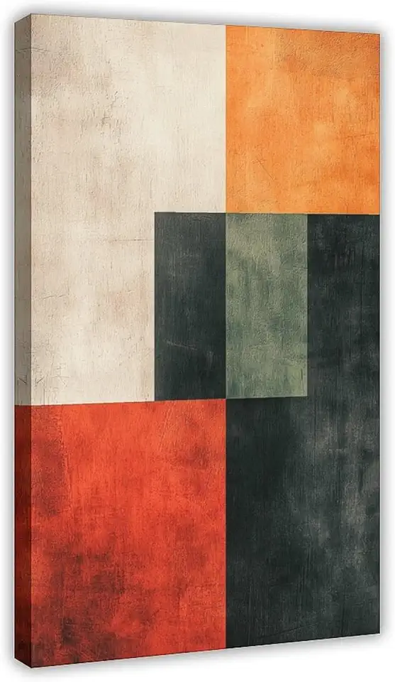 XAHOR Soft Abstract Color Composition – Contemporary Minimal Art Poster for Interior Design Canvas Poster Wall Art Bedroom Decor Office Room Kitchen Decor Gift 20x30inch(50x75cm)