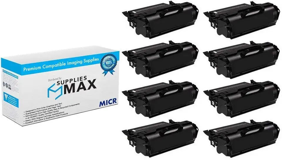 Compatible MICR Replacement for Dell 5530DN/5535DN High Yield Toner Cartridge (8/PK-25000 Page Yield) (8SY553X)