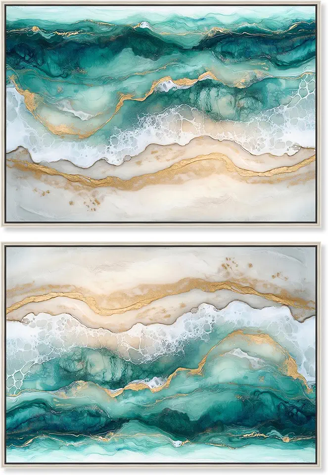 Art Remedy Coastal Abstracts Canvas, 54