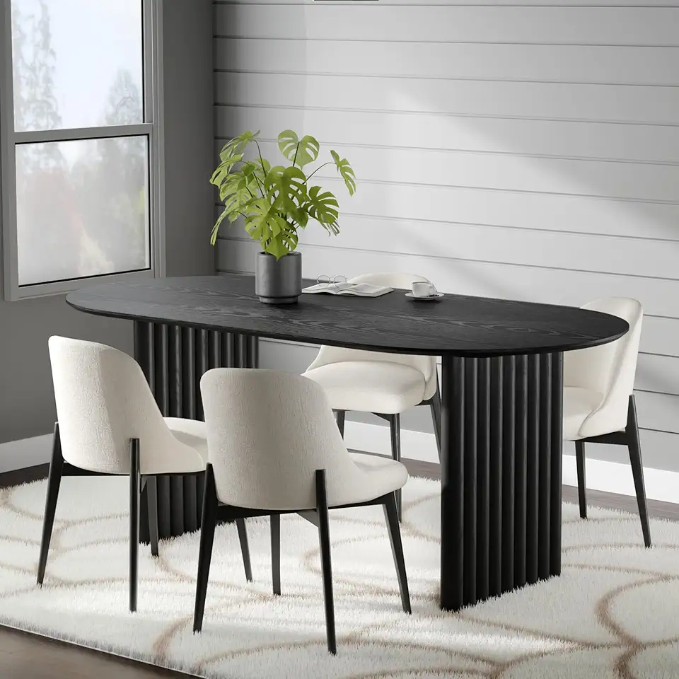 Casaphoria Wood Kitchen Table Set with 4 Chairs, 67