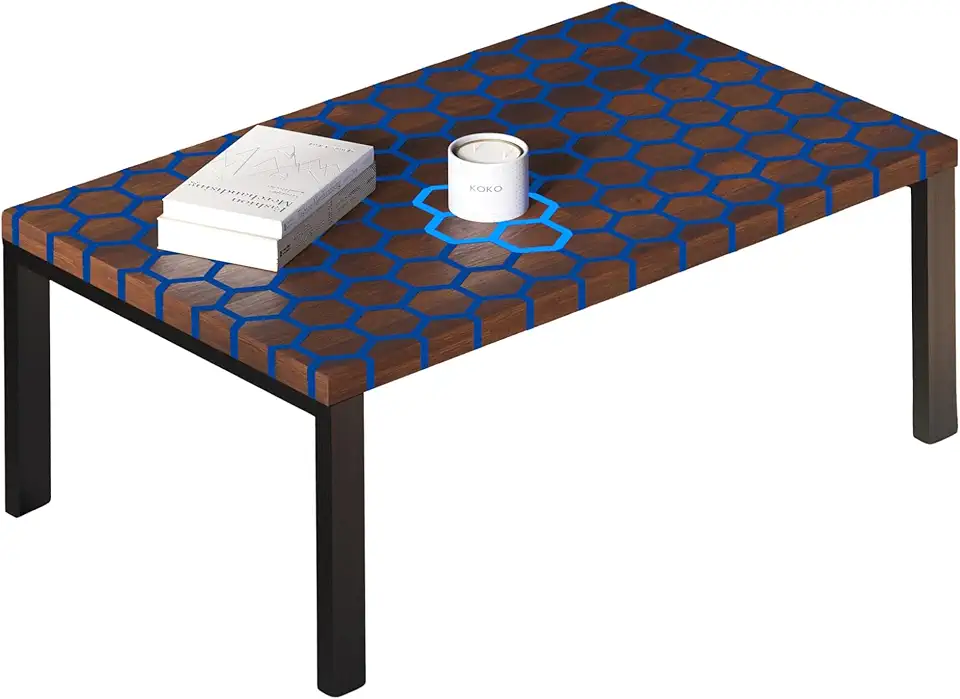 Magic Table, Sensor Table, Touch Sofa Table, Bar Table Led, Glowing table, Custom Table, Epoxy Table, Furniture Led, Resin Table, Resin Table Top, Resin Coffee Table, Dinner Table (48x80 inch)