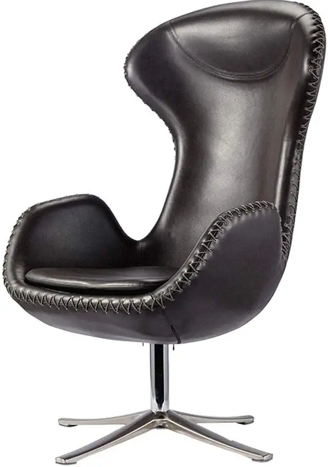 Office Chair Nordic Minimalist Modern Leather Art Swivel Chair Computer Chair Creative Office Boss Chair