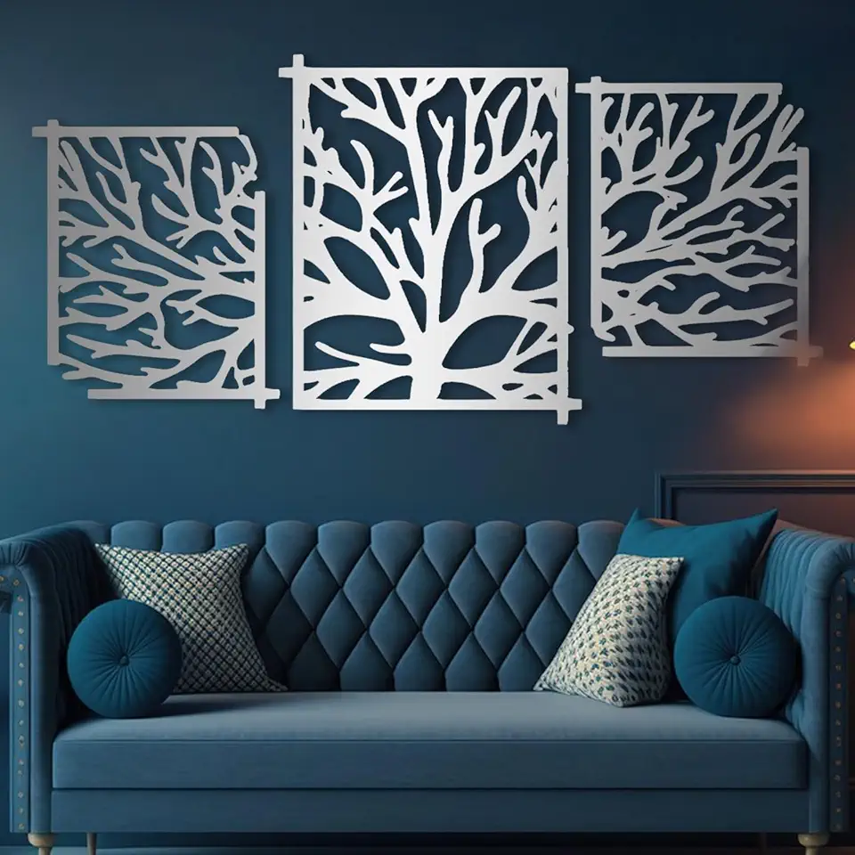 Tree of Life Metal Wall Art, Decor, Outdoor, Living Room Bedroom