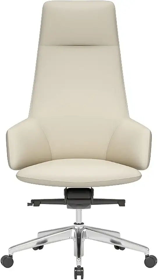 Boss Chair Ergonomic Cowhide Leather Office Chairs, Executive Reclining 120° High Back Seat, Swivel Computer Chair with Adjustable Lift for Work and Office