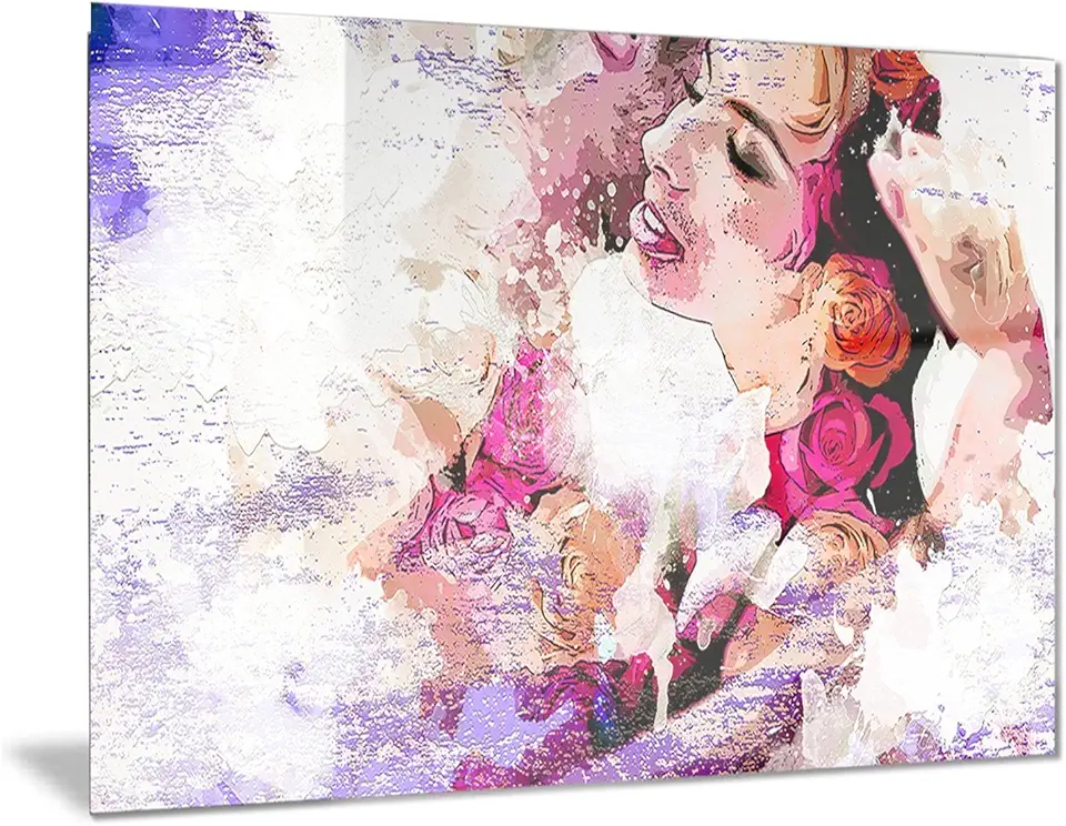 Designart I Do Sensual Metal Wall Art - MT2921 - 28x12