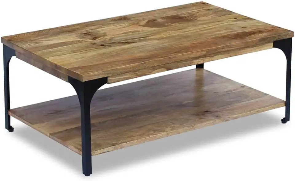 Coffee Table Mango Wood,Dining Table,Garden Table,Hallway Table,Living Room Table,Accent Tables,Balcony Table,Vintage Style,Fully Handmade,for Living Room,Sitting Room,Apartment,39.4