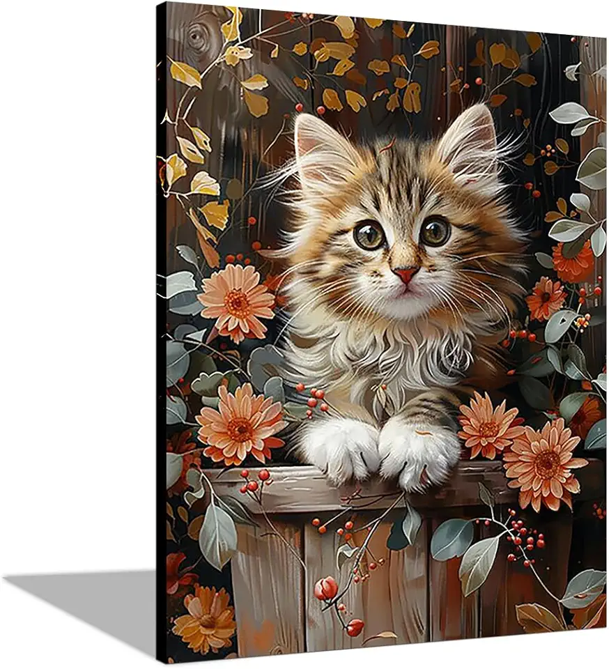 Sponsored Ad - Wall Art Prints Wall Art Flowers Wall Art Canvas Wall Art for Living Room Farmhouse Wall Art Framed 20x24inch