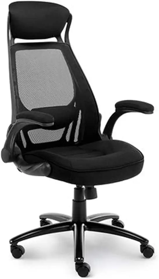 Executive Office Chair Office Chair Esports Chair Game Chair Home Lift Chair Swivel Chair Seat Modern Minimalist Chair Mid-Back Adjustable Swivel Office Desk Chair with Armrests Black