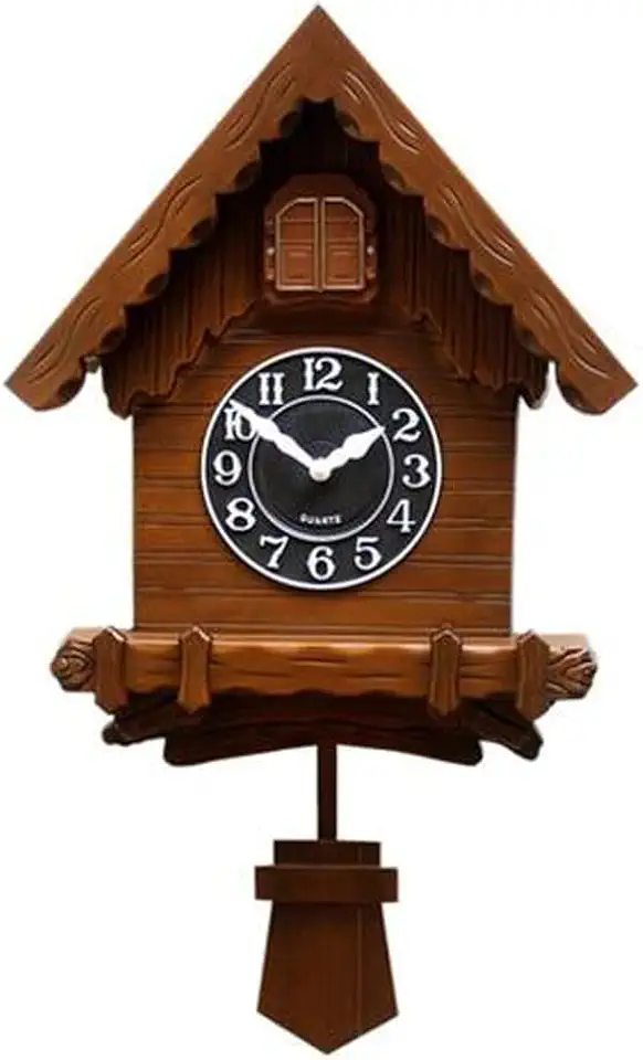 Wall Clock Creative Cuckoo 3D Wall Clock Living Shabby Chic Clocks Wall Home Decor Pendulum Clock Gift Ideas (Color : A, Size : 53X30.5CM) (C 53X30.5CM)
