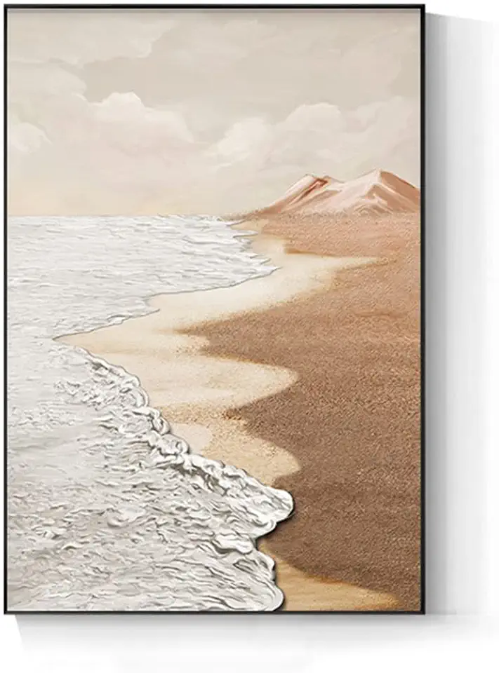 HBJWOV Texture Painting Living Room Hanging Painting Background Wall Painting Abstract Decorative Painting(120 * 180CM)