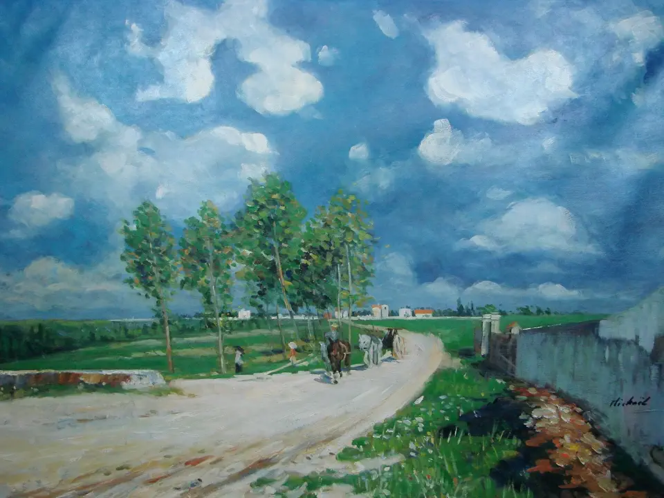 Scenic Landscape Oil Painting by Mickail 60