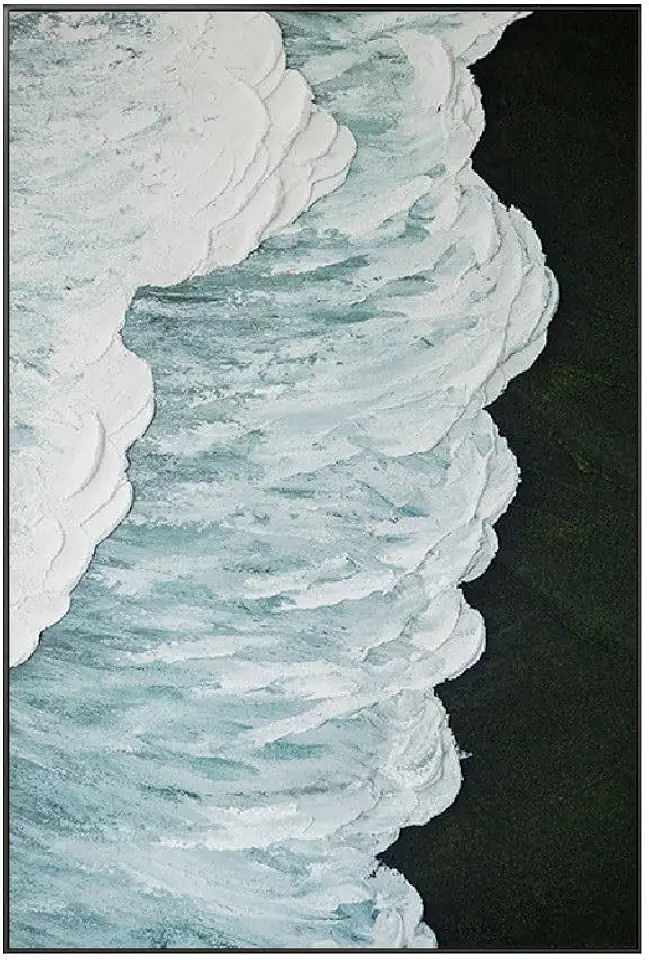 HBJWOV Hand-Painted Decorative Painting Living Room Sofa Background Painting Floor Hand-Painted Oil Painting Entryway(100 * 160cm)