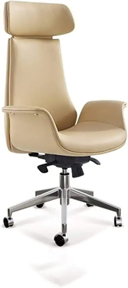 Luxury Boss Chair Big Tall Executive Office Chair, Boss Chair, Swivel Chair, High-Grade Business Chair, Home Office, Office Chair, Ergonomic Design Lift Chair, Seat,Beige Yellow